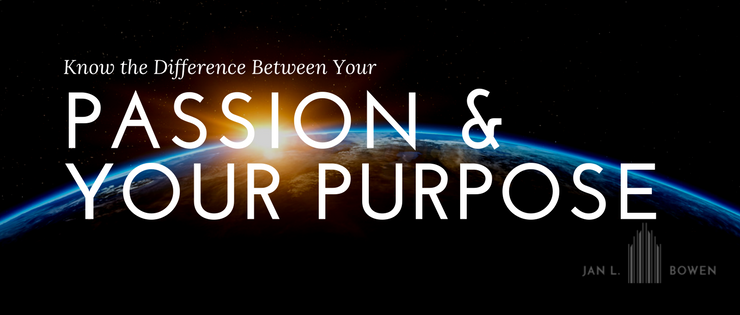 Living your passion and purpose Header image