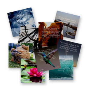 Inspirational quotes deck